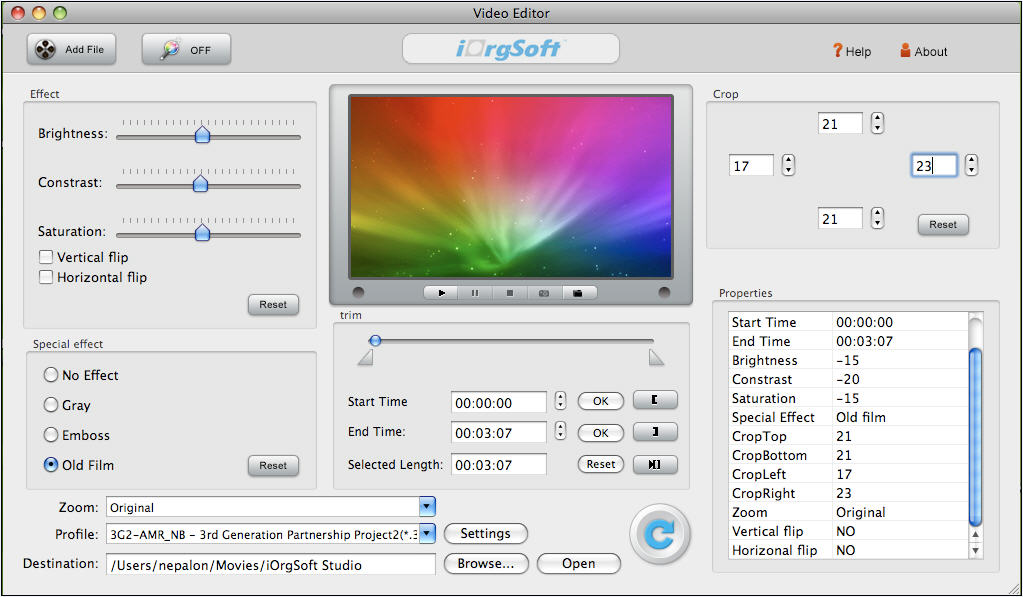 Video Cutter for Mac