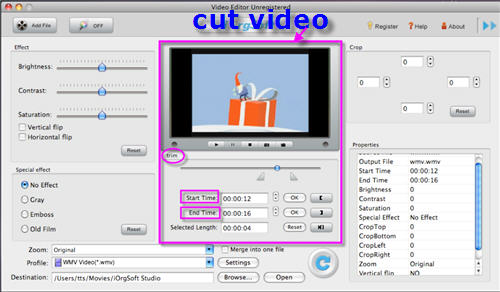 free flv video splitter for mac